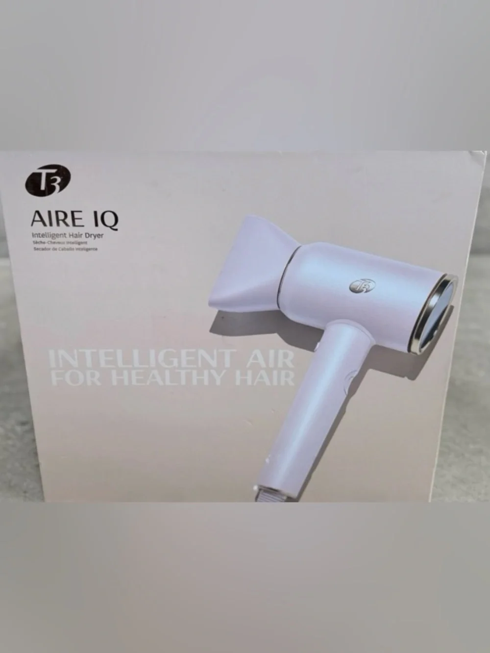 T3 Aire IQ Intelligent Hair Dryer in White